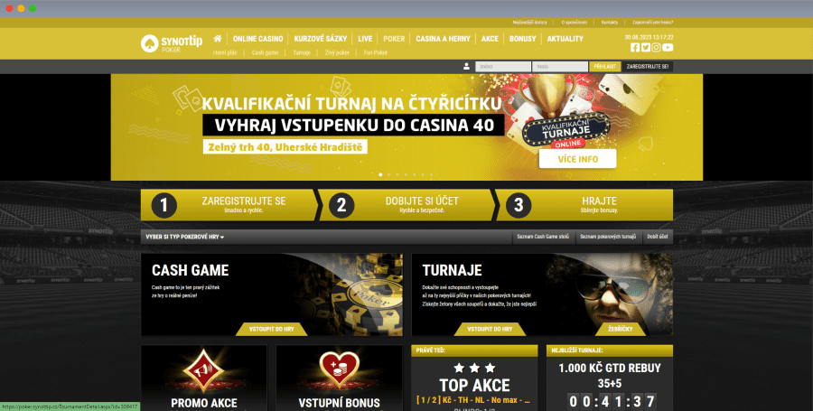 SYNOT TIP 3 SynotTip recenze rozhrani poker 01