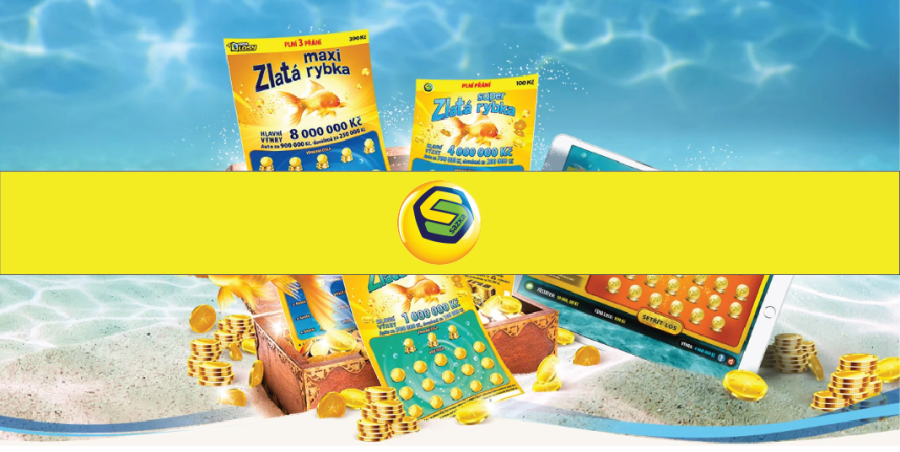 Zlatá rybka logo Sazka