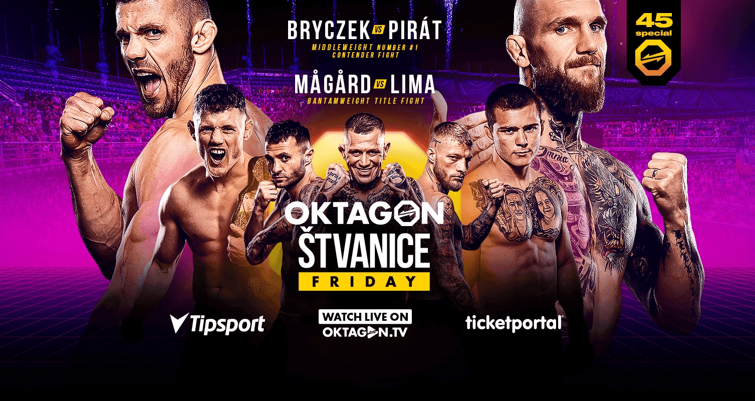 Oktagon 45 Tipsport banner logo