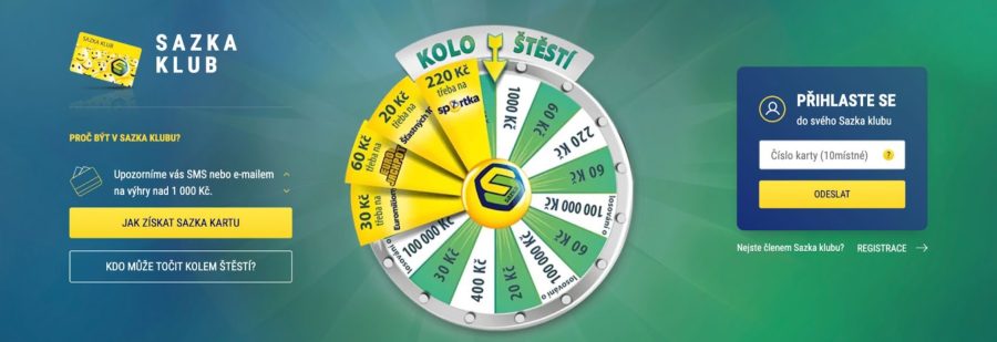 Jak roztočit kolo štěstí Sazka klub
