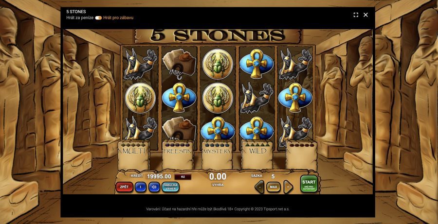 Nejlepší online automaty: Které byste měli zkusit? 12 5 Stones je pětiválcový automat se 3 výherními řadami.