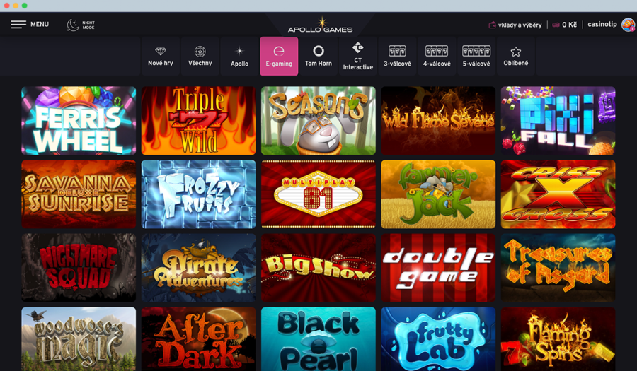 Apollo Games 8 ApolloGames recenze automaty