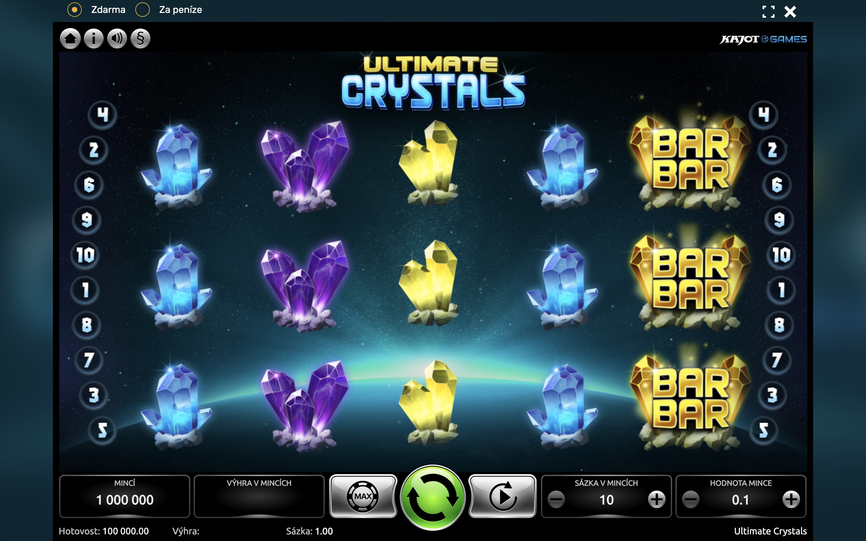 Megahry Kajot Ultimate Crystals