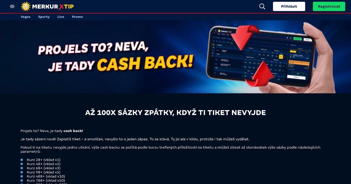 Merkur X TIP cashback