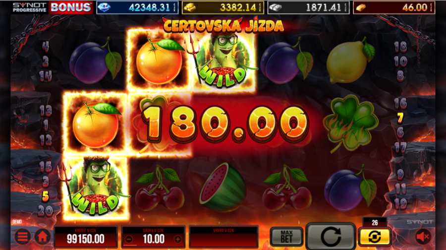 Exkluzivní hry od Sazky - Čertovská jízda