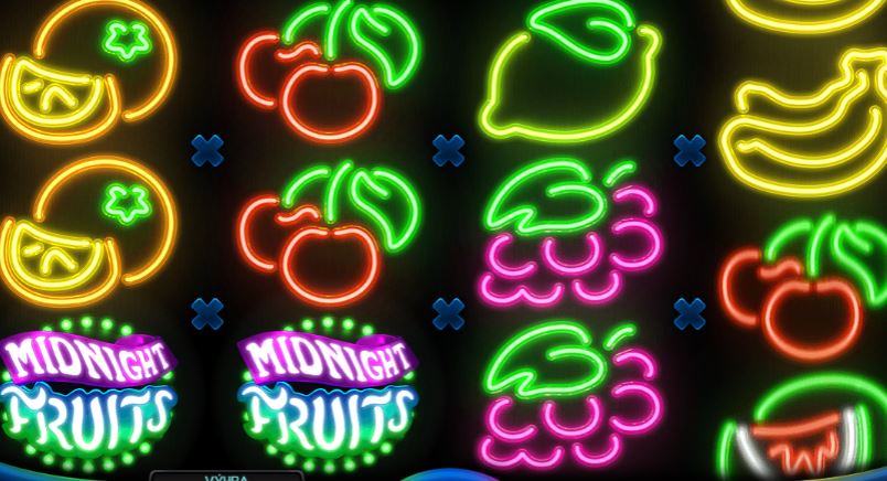 Ovocné hrací automaty zadarmo 7 Midnight Fruits 81 - Noční neonový slo