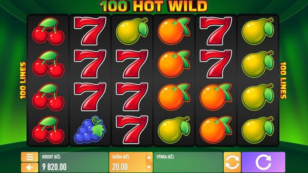 Sazka Hry - Hot Wild 100