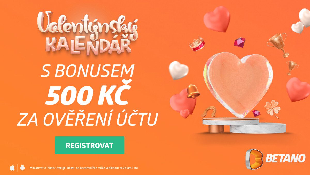 betano valentýnský kalendář