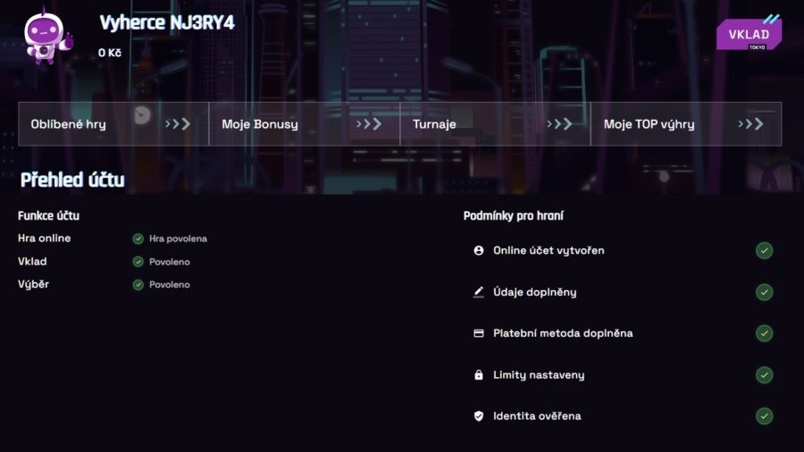 Tokyo: detailní registrační návod 8 screen 18