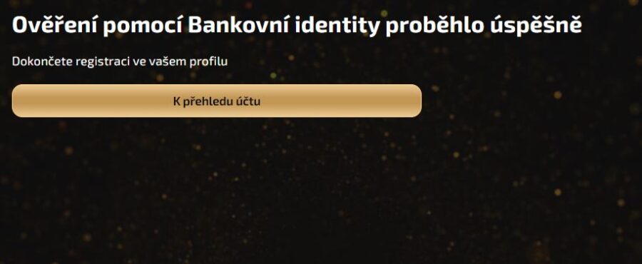 Úspěšné ověření