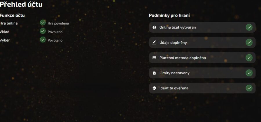 Dokončení registrace