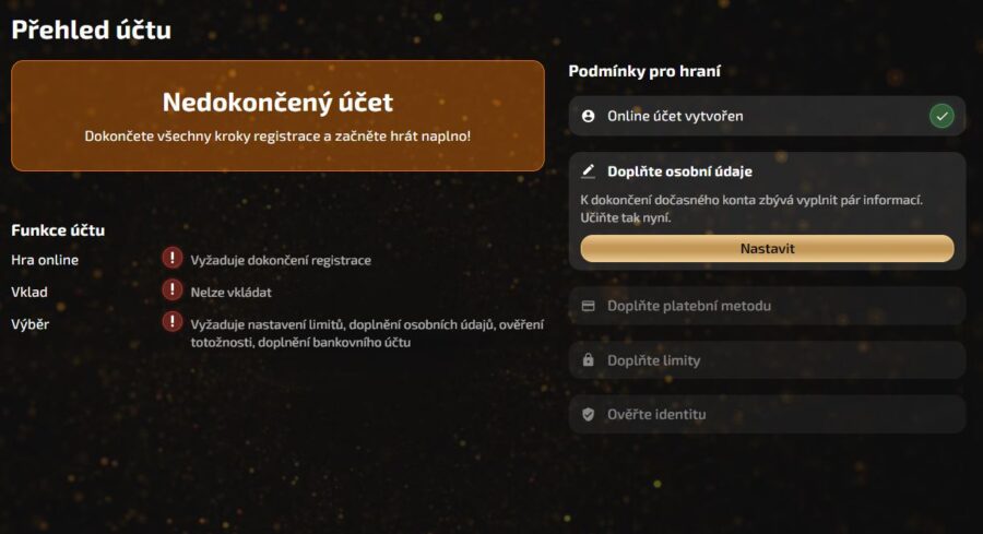 Magic Planet nedokončený účet