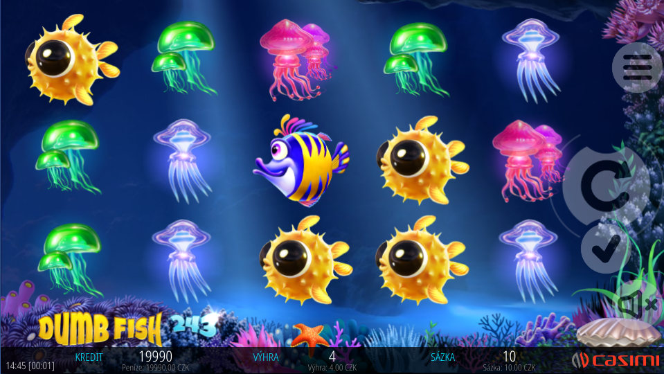Automat Dumb Fish od Casimi Gaming v casinu Magic Plant.