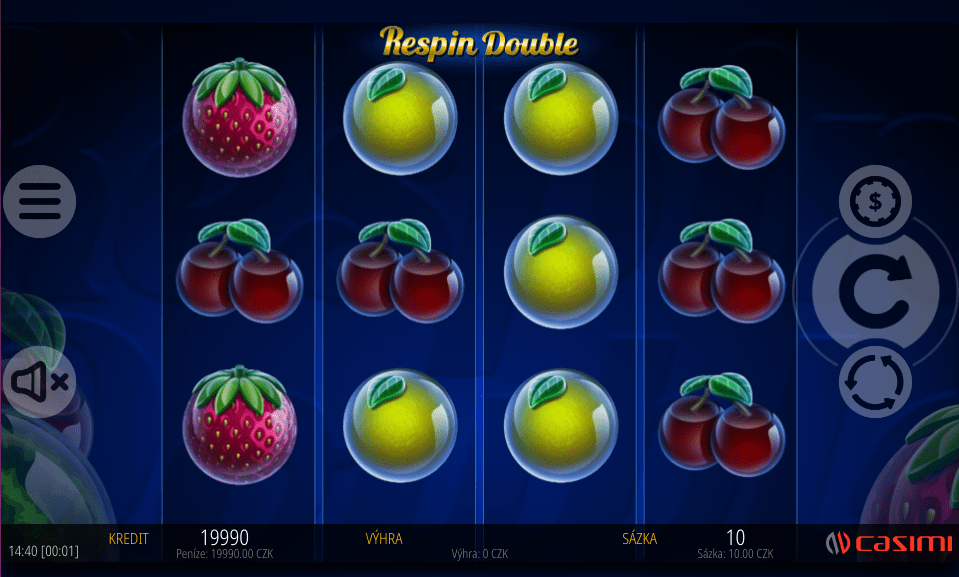 Automat Respin Double od Casimi Gaming v casinu Magic Plant.