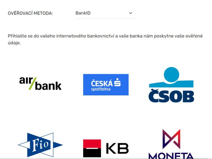 Ověření identity