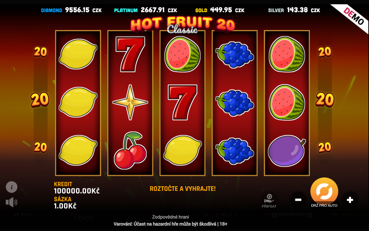 Bet X Hot Fruit 20