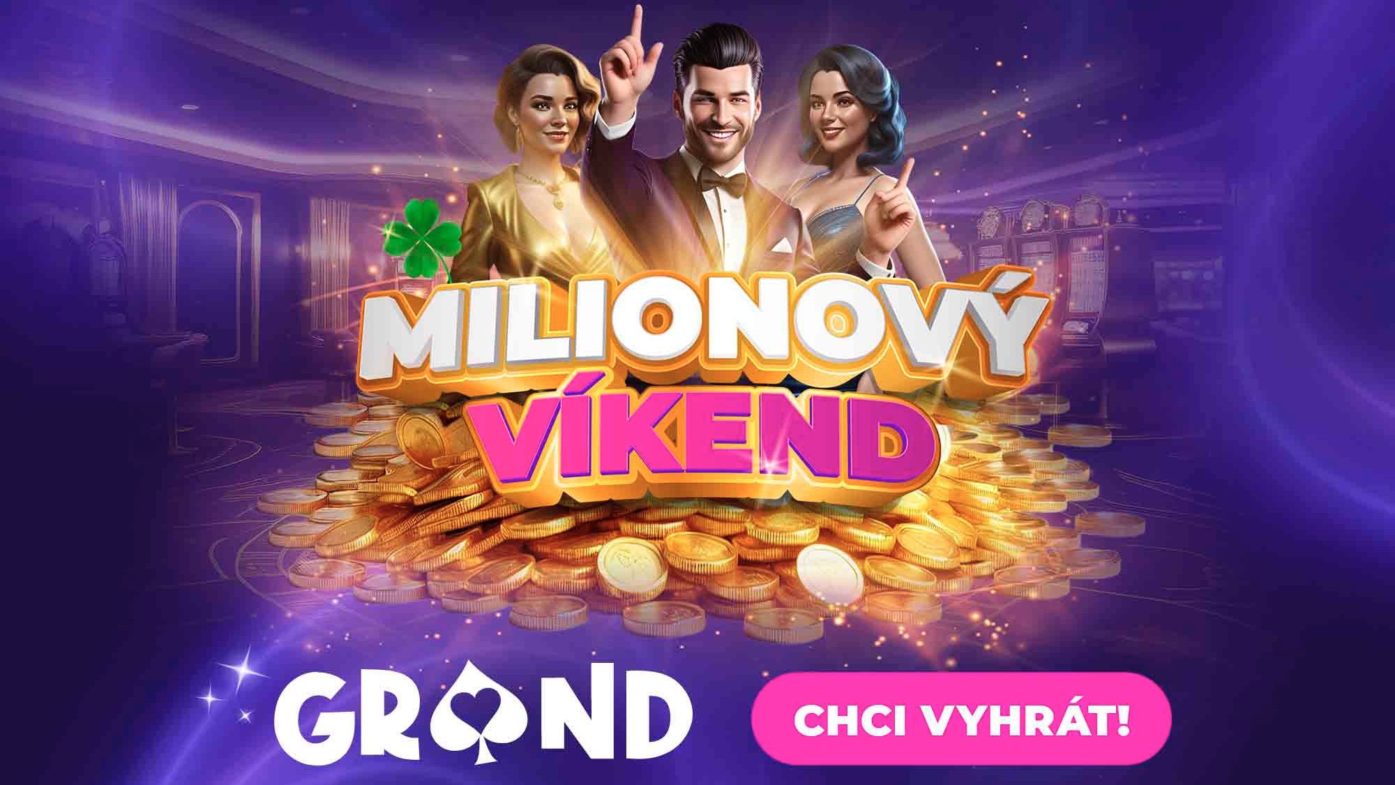 GRANDWIN: bonusy v období 27.8.-2.9. Čeká vás hra o 2 MILIONY!