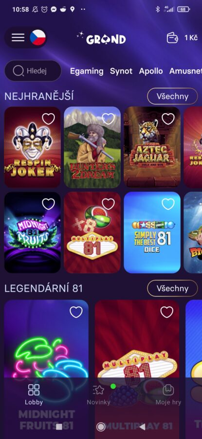 Proč hrát na GRANDWIN – mobilní aplikace