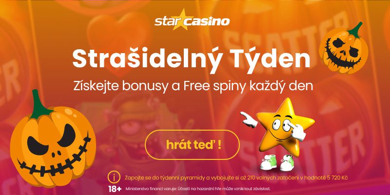 Star Casino: bonusy a promo akce 28. 10. až 3.11.