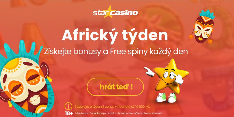 Star Casino: bonusy a promo akce 7. 10. až 13. 10.