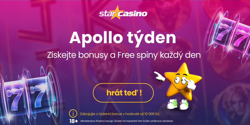 Star Casino: bonusy a promo akce 4. 11. až 10. 11.