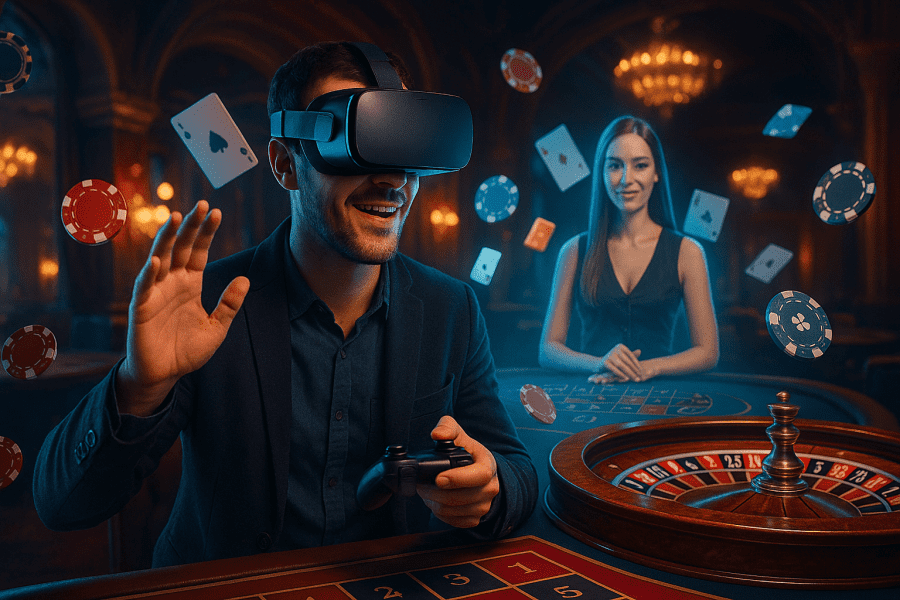 budoucnost hazardu VR AR