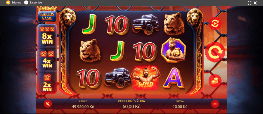novinky v casinech karlos game