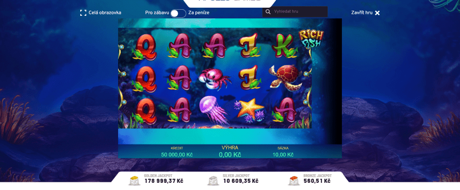 registrační bonusy apollogames