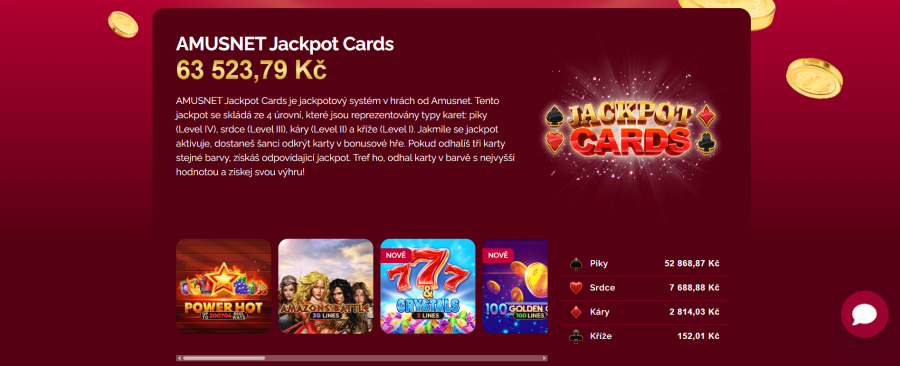 progresivní jackpoty luckybet