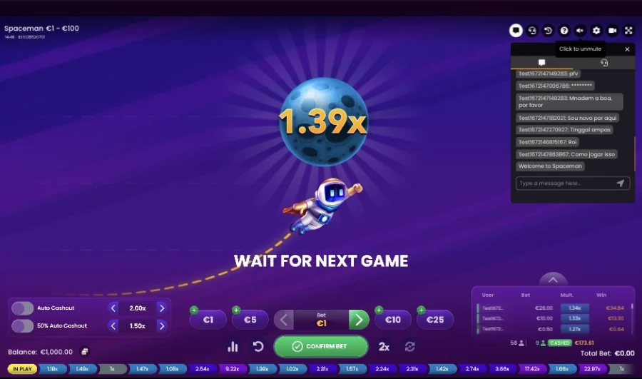 spaceman crash games