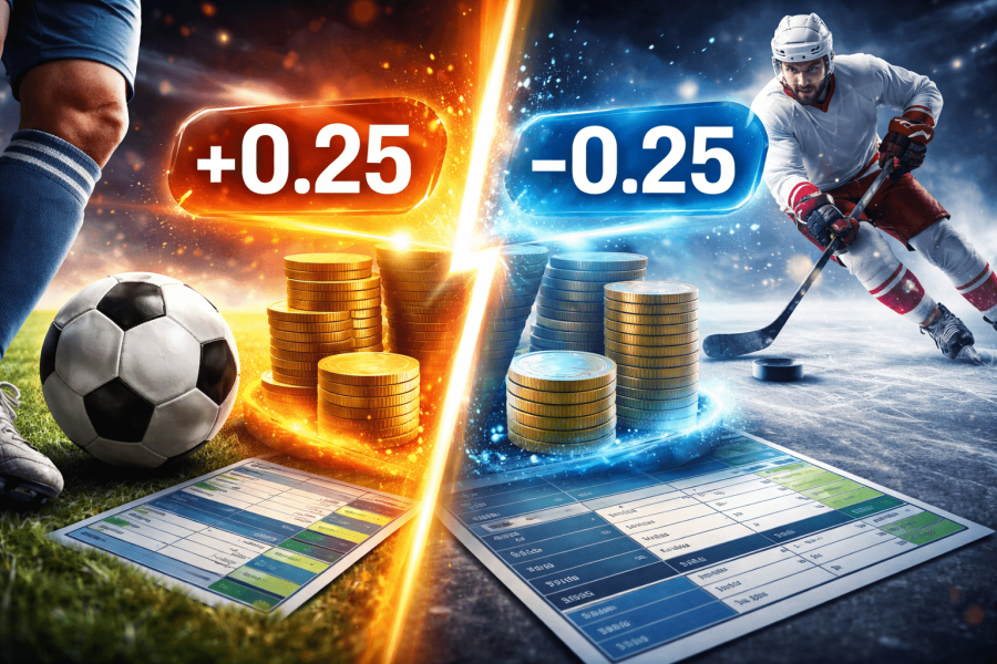 čtvrtgóly v sázení